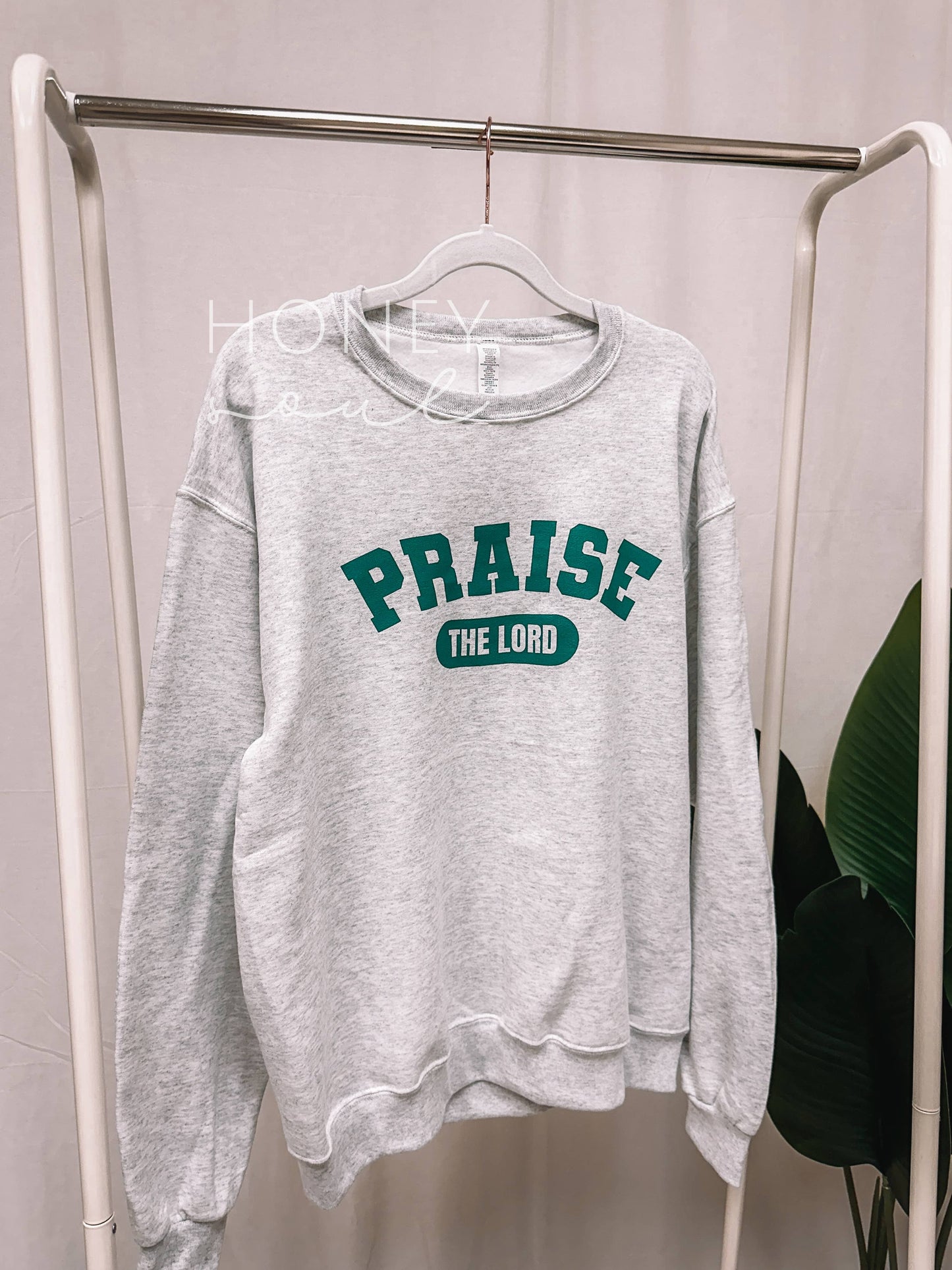 Praise The Lord Graphic Screen Print Sweatshirt