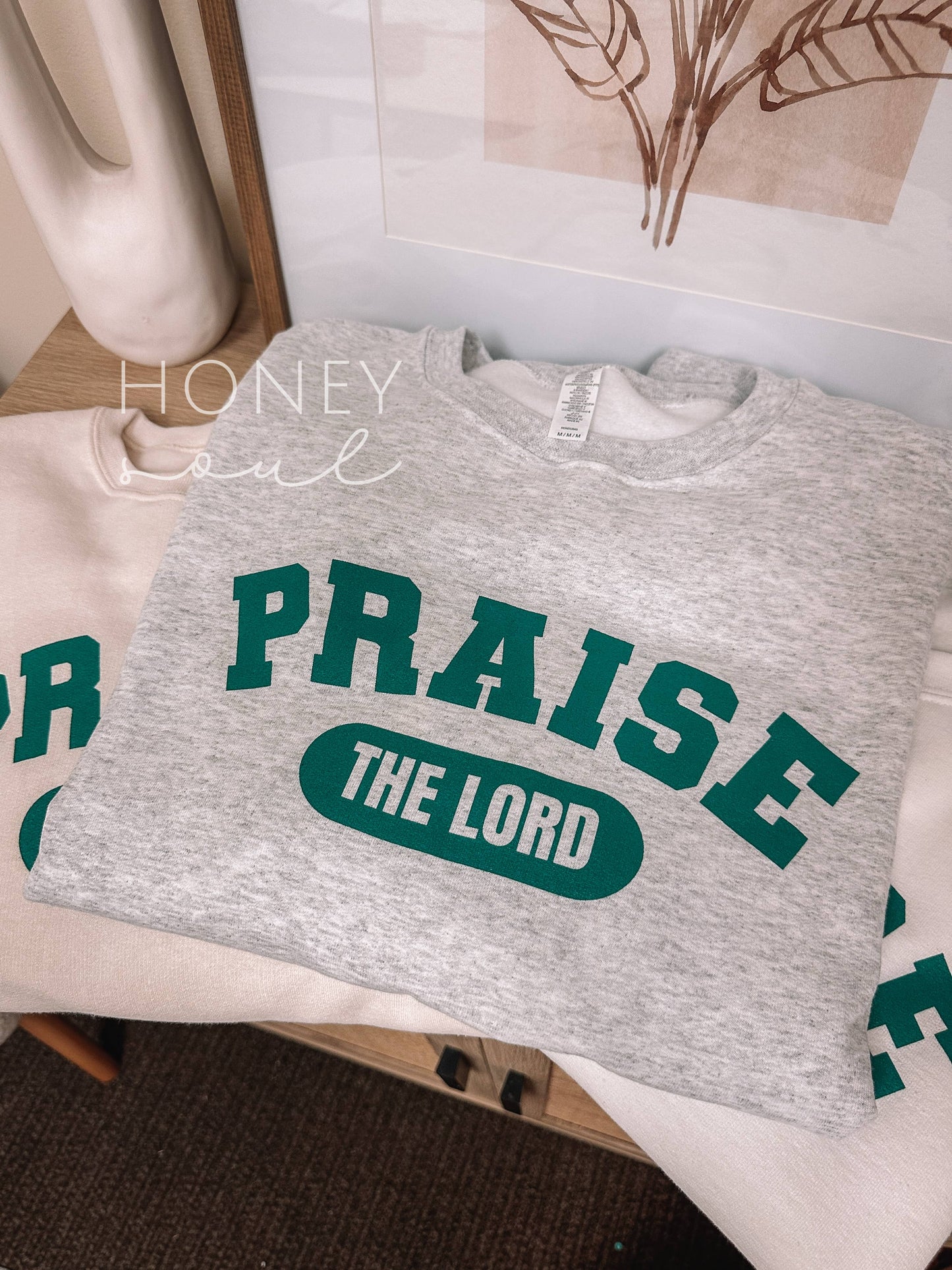 Praise The Lord Graphic Screen Print Sweatshirt