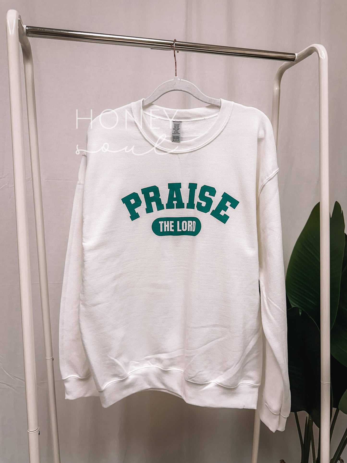 Praise The Lord Graphic Screen Print Sweatshirt
